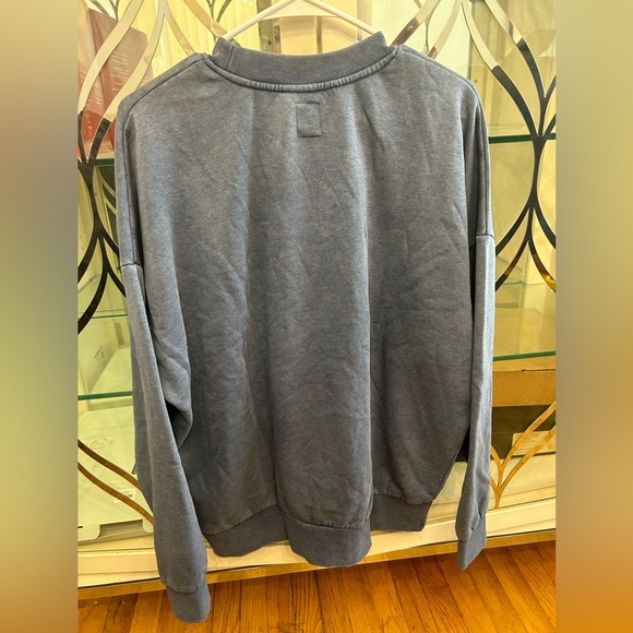 NFL Women's Dallas Cowboys Gameday Couture Vintage Wash Crewneck Sweatshirt Navy - Picture 5 of 7